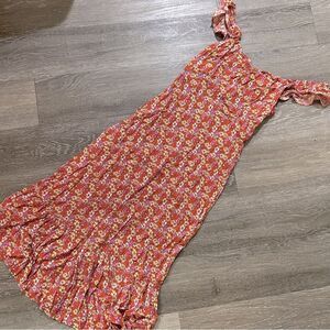 Lush Pink Ruffled Tiered Sundress